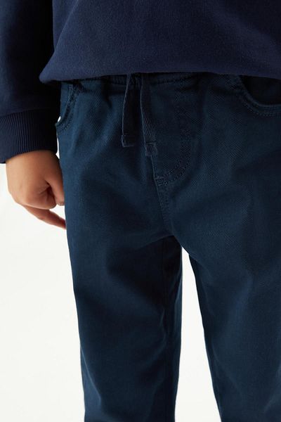 BayBayan High Waist Pocketed Children's Ribbed School Pants