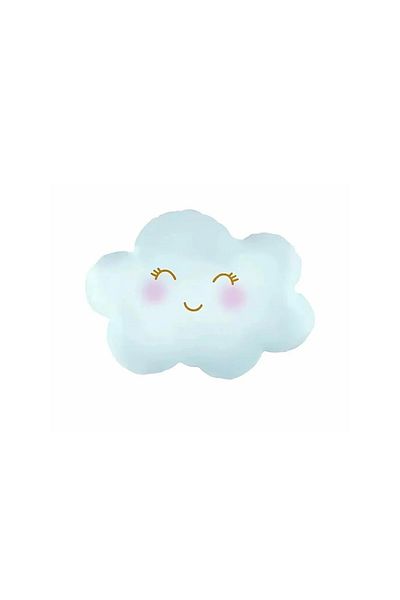 aşkın concept Smile Cloud Foil - Blue Colored Balloon Smiling