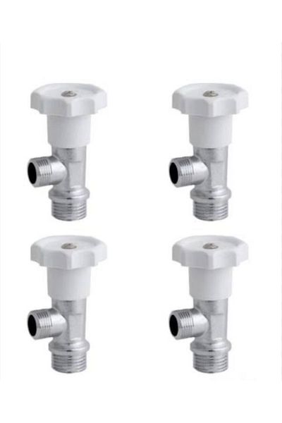 Vatan 4-Piece White Clover Sand Filtered Intermediate Faucet Bite Tap
