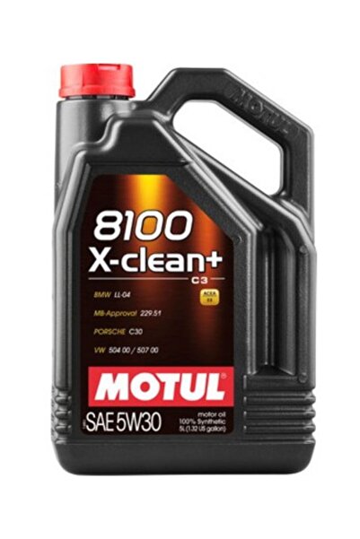 Motul 8100 X-clean 5w-30 5 Litre Motor Yağı