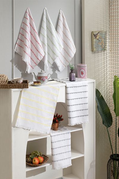 eco concept 40X60 Cm Patterned Kitchen Cloth - Stain Resistant and Odor Resistant