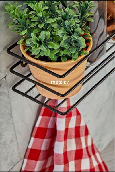 METALAY طقم لاصق مكون من 2 رف حمام ورف شامبو ومنظم حائط مع خطافات 40 سم