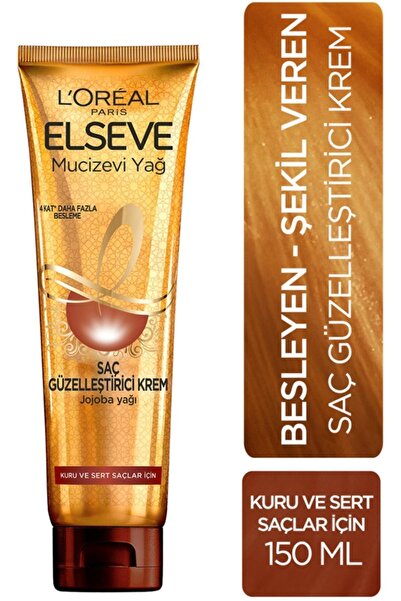 ELSEVE L'ORÉAL PARİS MİRACULOUS OİL HAİR BEAUTİFYİNG BRİGHTENİNG CREAM 150 ML CHARMS1265