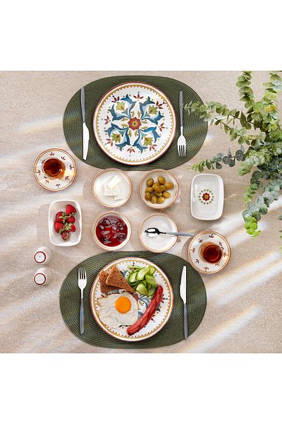 Schafer Vivian Breakfast Set 32 Pieces-Asorti02