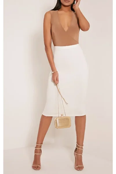 CNG MODA Fusta creion de birou Scuba Fabric