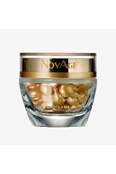 Oriflame Novage Nutri6 - 30 كبسولة زيت مغذي مكثف للوجه والرقبة ومنطقة أعلى الصدر