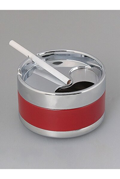 YELMEN Kokusuz Oynar Kapaklı Plastik Lüks Küllük Kaliteli Kül Tablası(İÇ DÖNE...