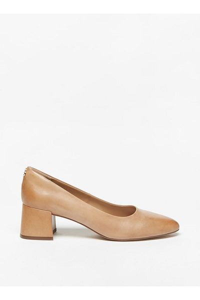 Celeste Women's Solid Slip-On Shoes with Block Heels