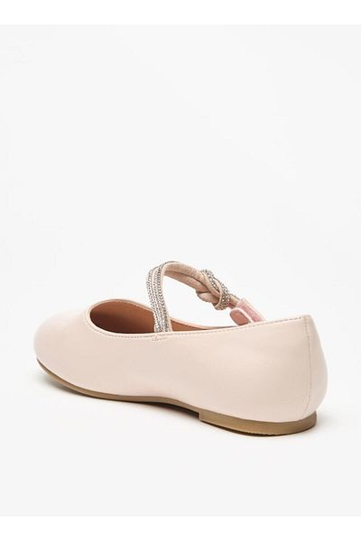 Juniors Embellished Slip-On Round Toe Ballerina Shoes