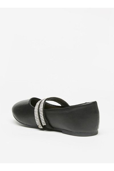 Flora Bella by Shoexpress Solid Ballerina Shoes with Embellished Strap