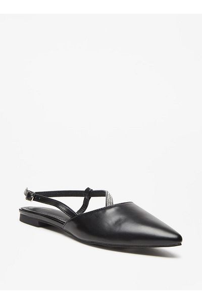 Flora Bella by Shoexpress Embellished Flat Ballerinas with Buckle Closure