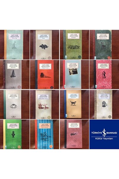 TÜRKİYE İŞ BANKASI KÜLTÜR YAYINLARI Sait Faik Abasıyanık Kitap Seti - 15 Kita...