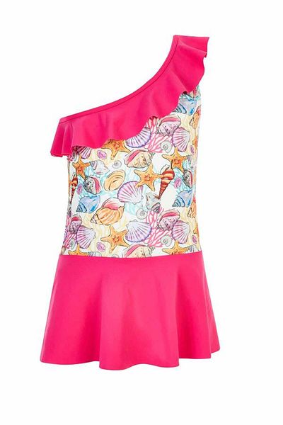 NEOPY 5575 Model Girl's Skirted Swimsuit
