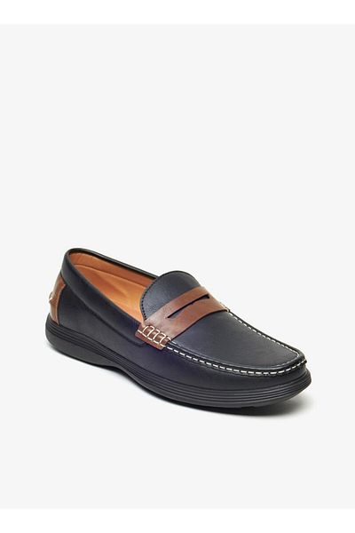LBL by Shoexpress Men's Textured Slip-On Moccasins