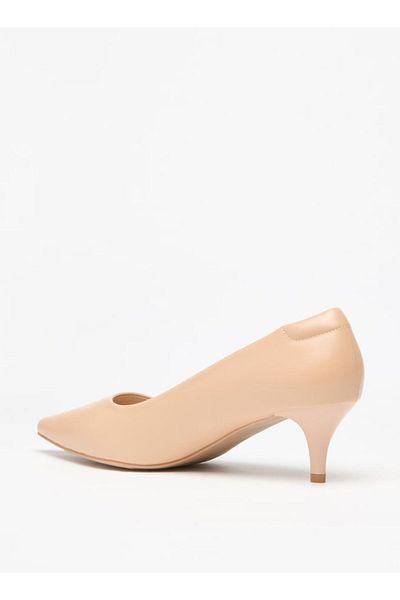 Flora Bella by Shoexpress Solid Slip-On Pumps with Stiletto Heels