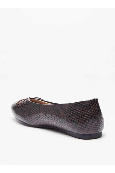 Celeste Women's Textured Slip-On Ballerina Shoes