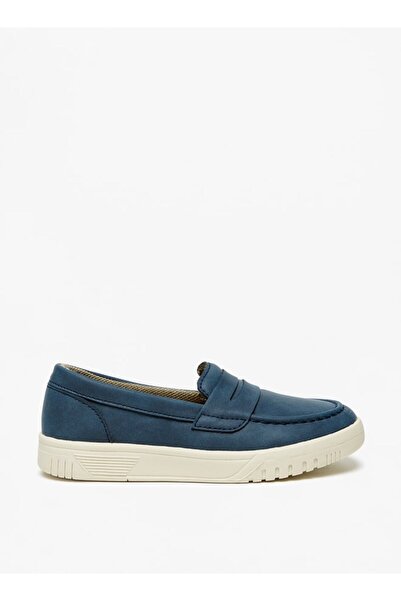 LBL by Shoexpress Boys' Solid Slip-On Loafers