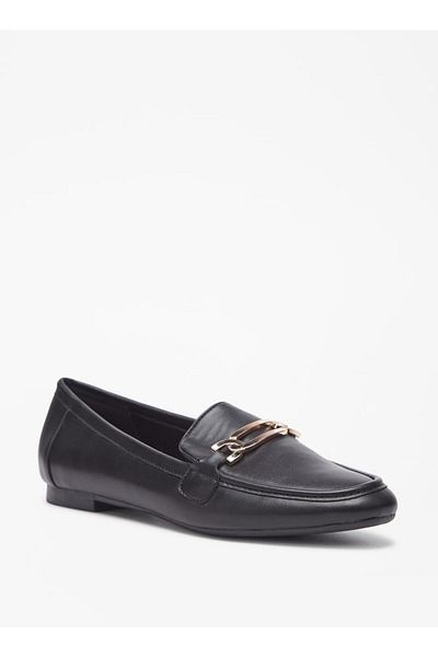 Flora Bella by Shoexpress Zincir Bağlantılı Aksanlı Slip-On Loafer'lar