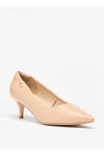 Flora Bella by Shoexpress Solid Slip-On Pumps with Stiletto Heels