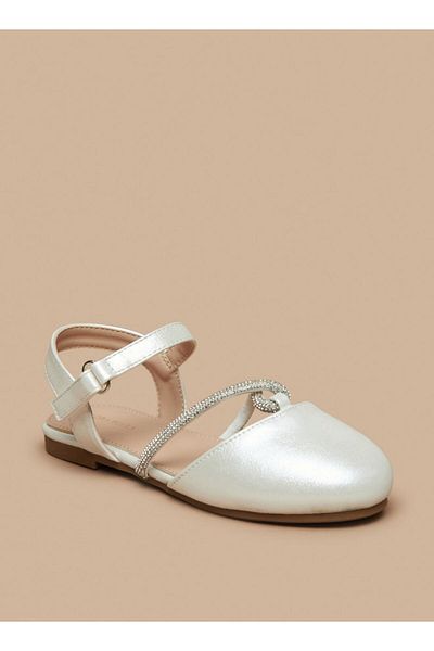 Flora Bella by Shoexpress Embellished Ballerinas with Hook and Loop Closure