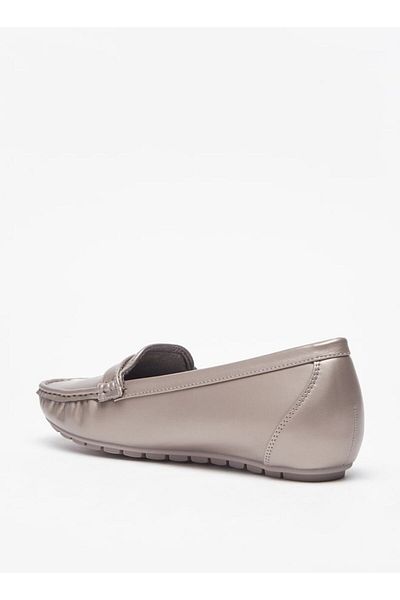 Flora Bella by Shoexpress Logo Detail Slip-On Loafers