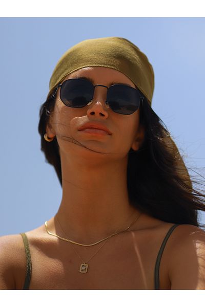 Angel Eyes Geometric Green Unisex Sunglasses Ae3548yc2b4564