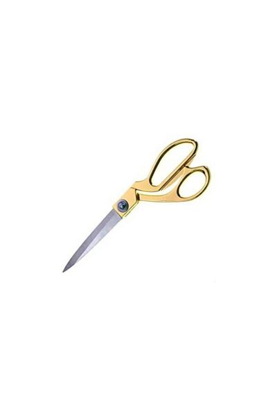 fitfiyat 24 cm Gold - Leather Fabric Tailor Cutting Scissors