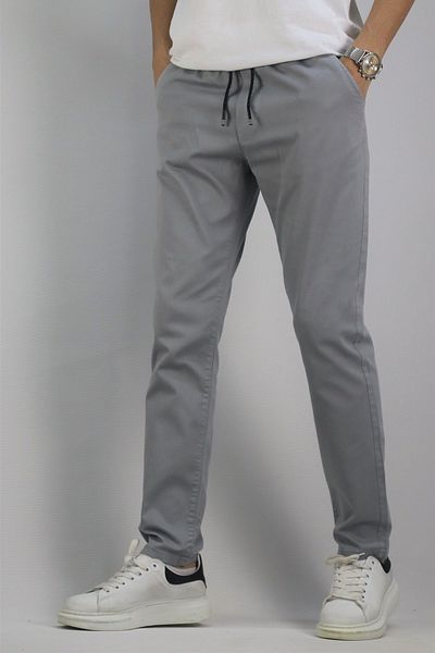 inpool Men's, Waist lace-up, Regular Fit, Woven pants