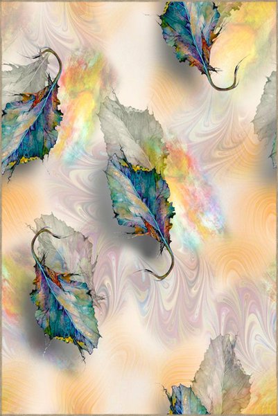 Rugs Modern Halı Πολύχρωμο υφαντό χαλί με μοτίβο φύλλων και πλενόμενο χαλί mi...