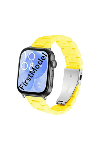 FirstModel Huawei Watch Fit 3,4,5 Pro Uyumlu Reçine Kordon (Pim Çevirici Apar...