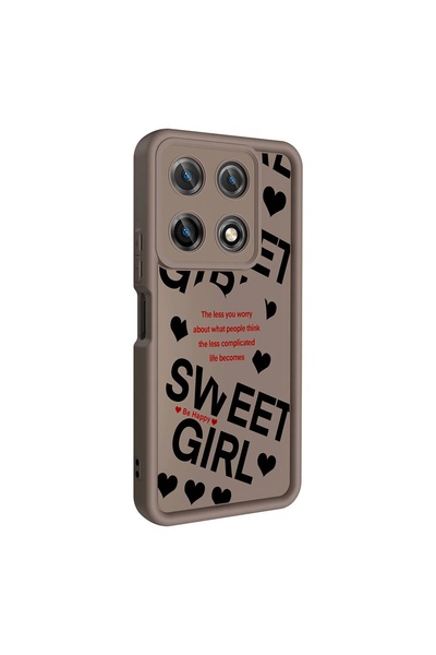 SBY TEKNOLOJİ حافظة متوافقة مع هاتف انفينيكس نوت 30 برو مع غطاء أنيق مطبوع لح...