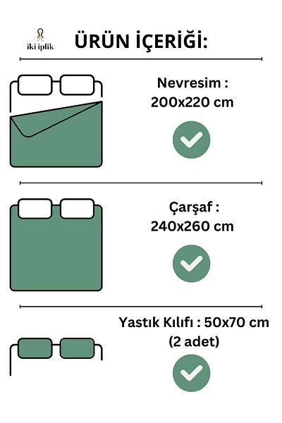 iki iplik Set cuvertură dublă din satin de bumbac