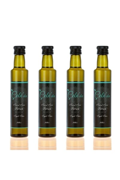 Çebi'den Naturel Sızma Zeytinyağı 250 Ml X 4 Adet