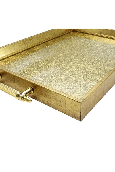 T.Concept Series Rectangular Glass Surface Engagement Presentation Tea Tray - Dmt213