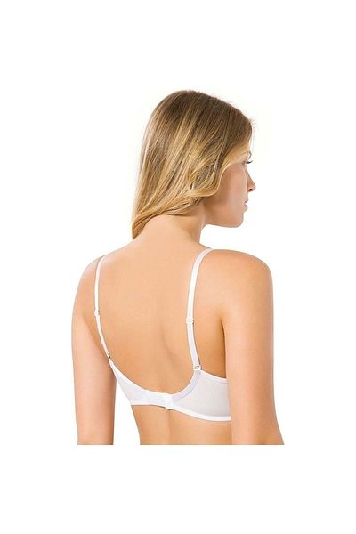 Le Jardin Micro sutien Pufidic acoperit cu sârmă alb pentru femei 9600