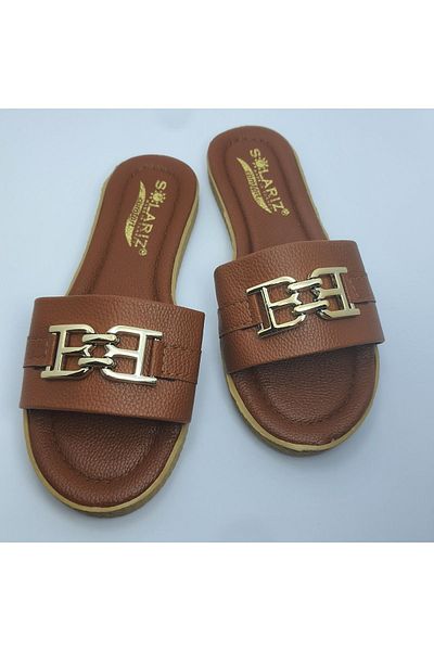 NewOneMall NewMallOne Women's White Daily Slippers Stylish Comfortable Buckle Home Sea Beach Guest Dowry Slippers