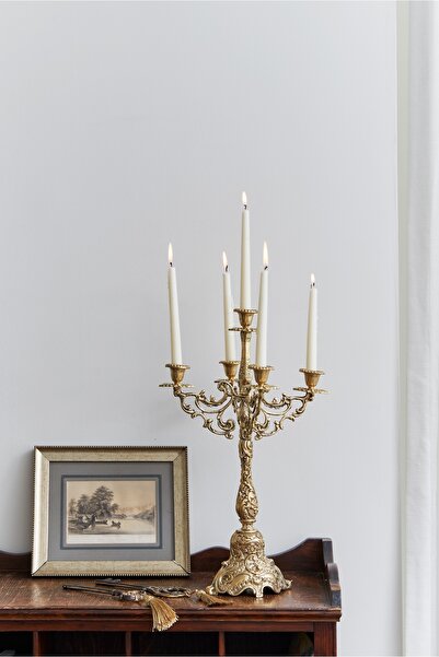 ELBETEN ZEYTİNYAĞLARI Elbeten Home Pirinç Şamdan