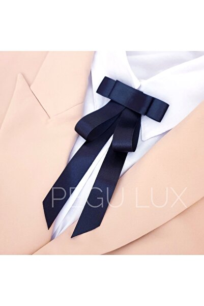 Pegu LUX SİYAH SATEN KURDELE BROŞ, ÖZEL TASARIM