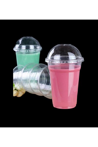 VEMPİ 100 Adet 400 Cc Pet/plastik Kapaklı Portakal Suyu,meyve Suyu,soğuk Kahv...