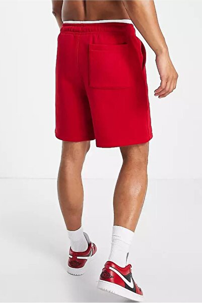 Nike Air Jordan Brooklyn Fleece Erkek Kırmızı Spor Şort