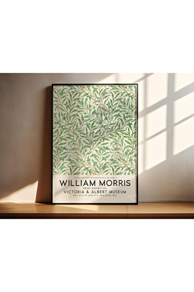 Linacci Tekli Metal Çerçeveli Koridor Minimal Yeşil Çizgi Camlı Poster Tablo Seti