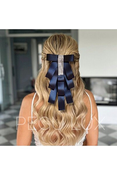 Pegu ACCESORIUL LUX NEGRU MULTI-PLY LUNGĂ SATINĂ PENTRU ACORDĂ DE PĂR, DESIGN...