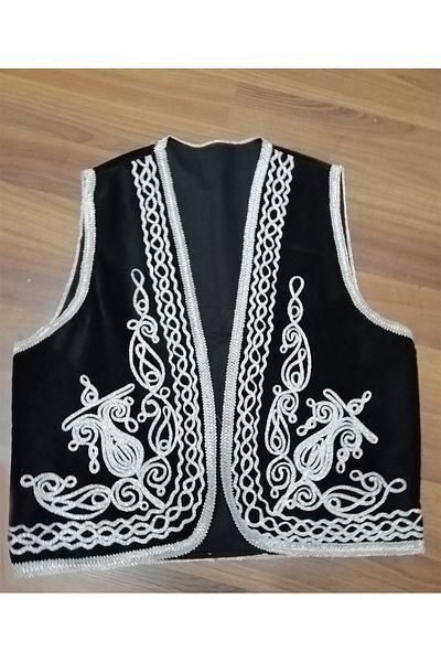 Kaftan Collection Velvet Ottoman Embroidered Vest