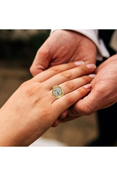 Bozhi Fish-Themed Finger Clock Bringing Wealth - Stylish and Elegant Ring Clock Gift