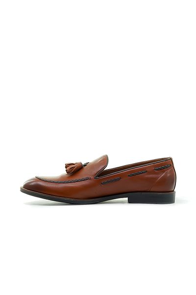 YAŞAR KAŞLI Men's Leather Loafer Casual Shoes - Size 39-45 (21Y YKM-20753 M Tan Milanó)