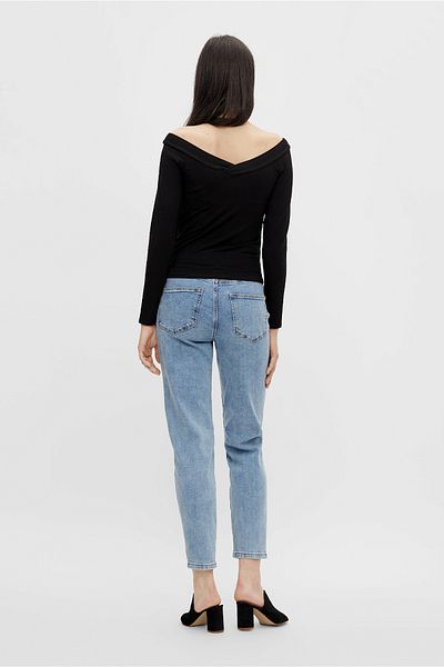 PIECES Oberteil Off-Shoulder