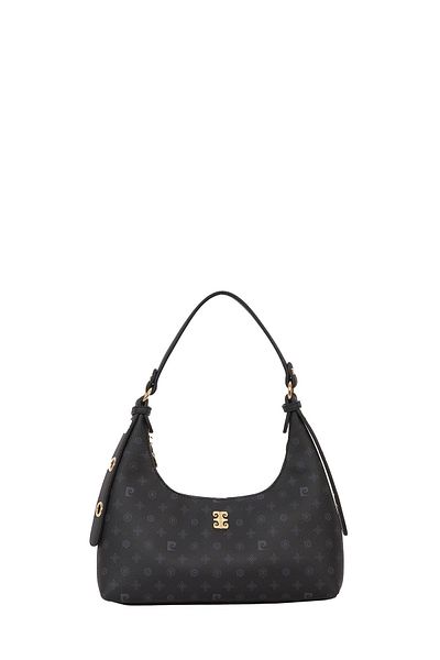 Pierre Cardin Geantă neagră de umăr pentru femei Monogram 05PO22K1596