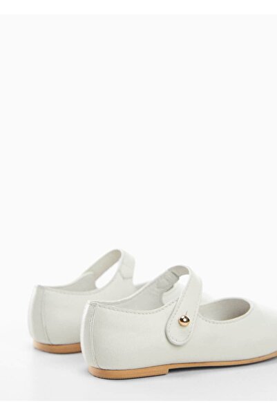 MANGO Baby Leather Ballerinas