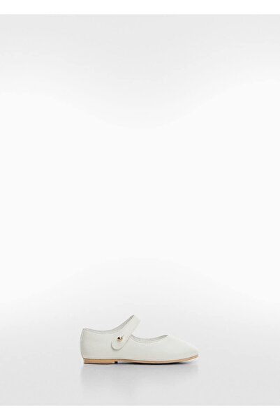 MANGO Baby Leather Ballerinas