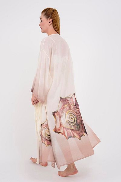 Park Moda An4014 Winkle Printed Kimono